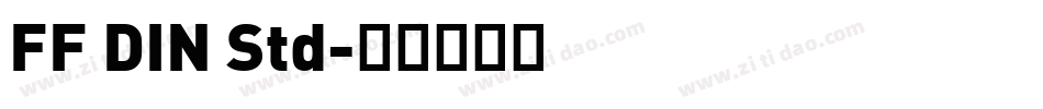 FF DIN Std字体转换